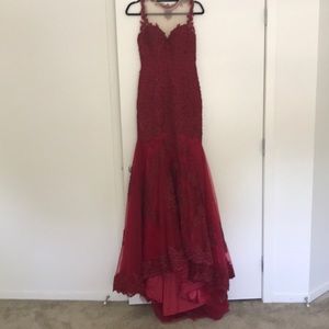 Mermaid trumpet gown